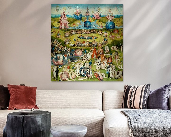 Der Garten der Lüste, Hieronymus Bosch ArtFrame, Leinwand, Poster und